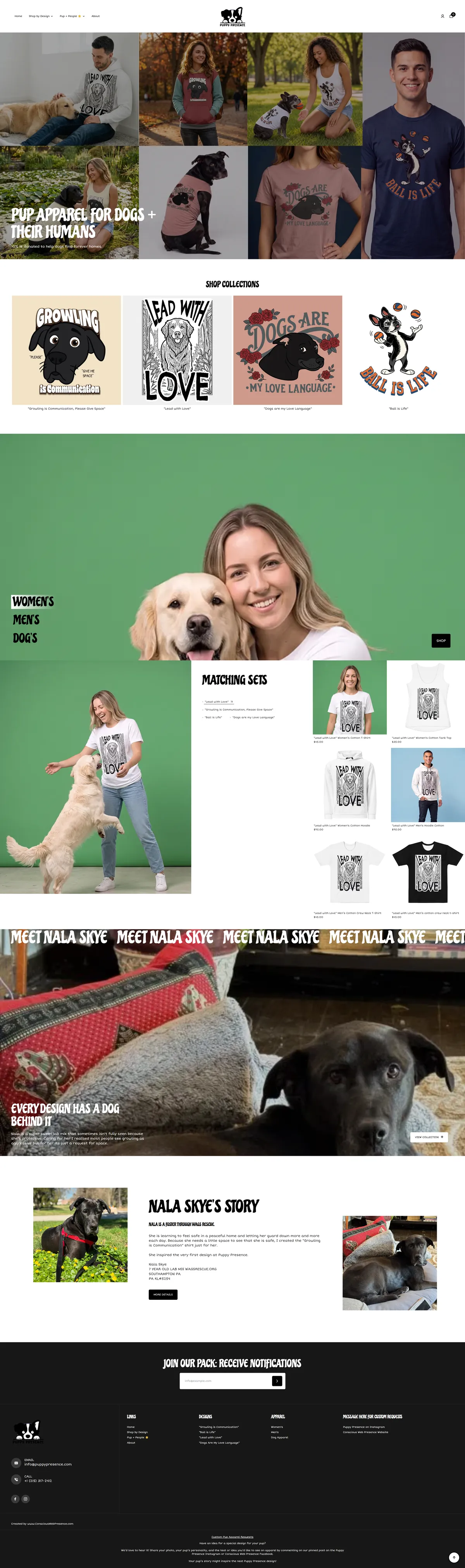 Puppy Presence theme